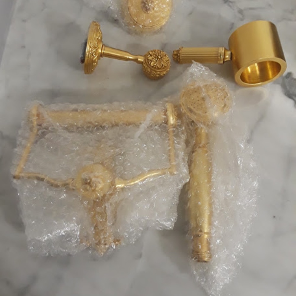 Sherle Wagner Ribbon and Reed Fixtures